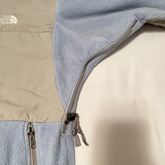 The North Face Womens Denali Polartec Fleece Zip Jacket Blue/Gray Size Medium - Picture 6 of 14